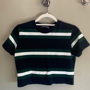 brandy melville helen striped tee!💚